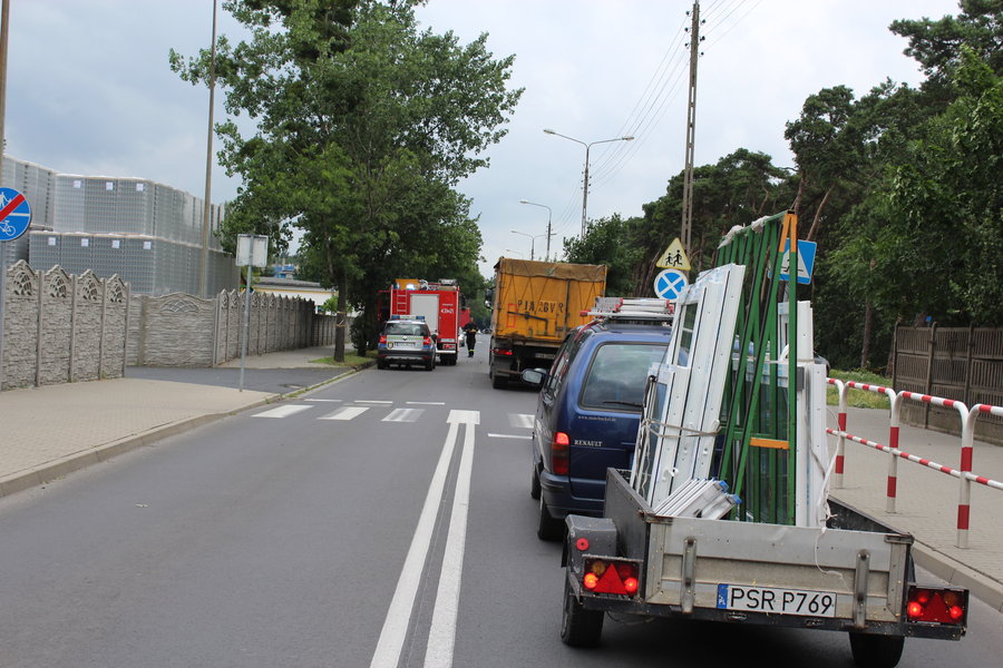 Wiatr porywał namioty pielgrzymów