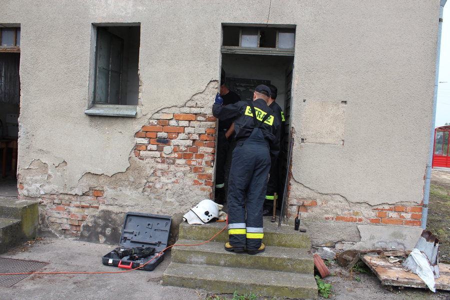 Niecodzienna akcja. Strażacy uratowali kota