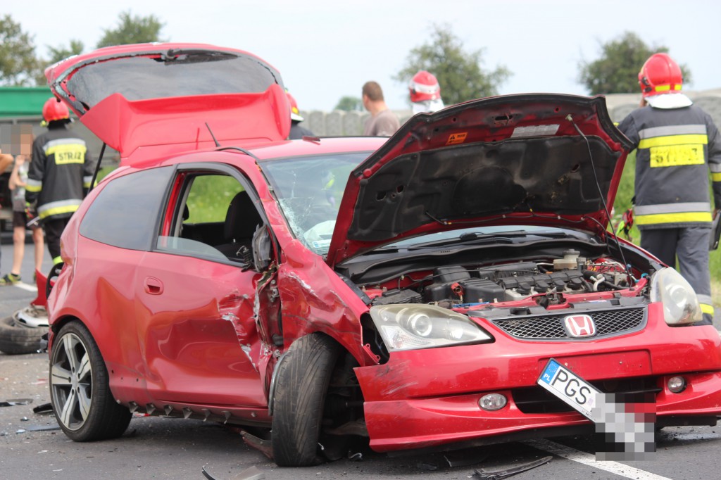 Cudem uniknął czołowego zderzenia