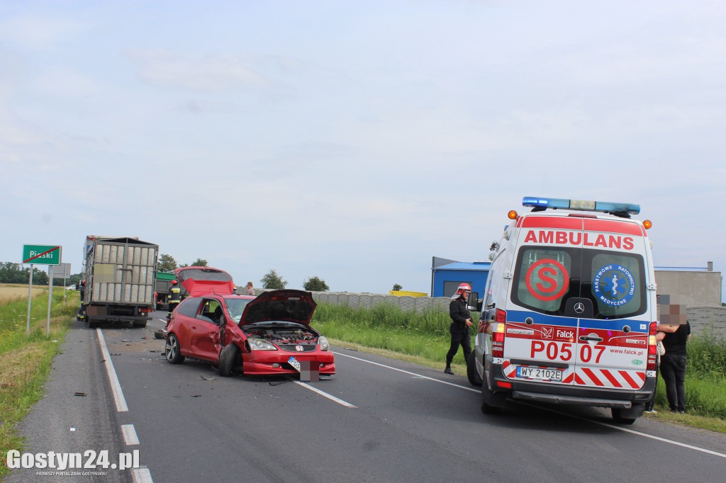 Cudem uniknął czołowego zderzenia