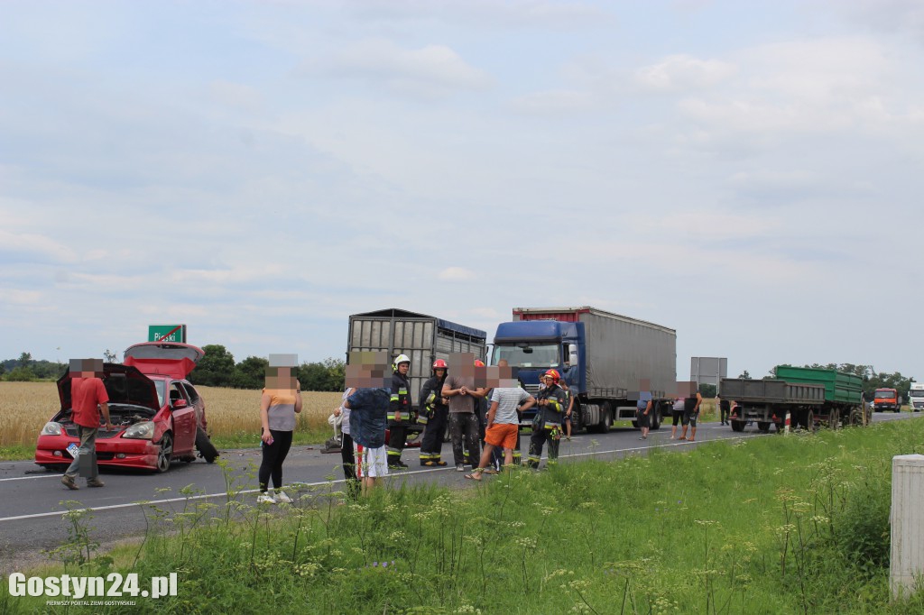 Cudem uniknął czołowego zderzenia