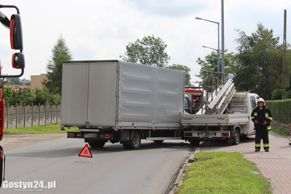 Boczne zderzenie dwóch 