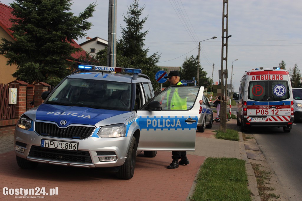 Radiowóz potrącił rowerzystę