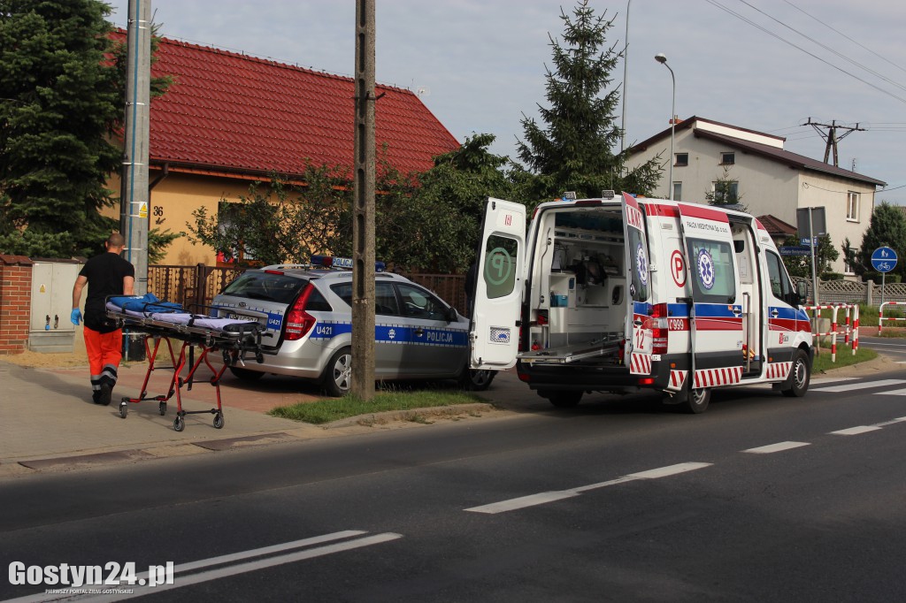 Radiowóz potrącił rowerzystę