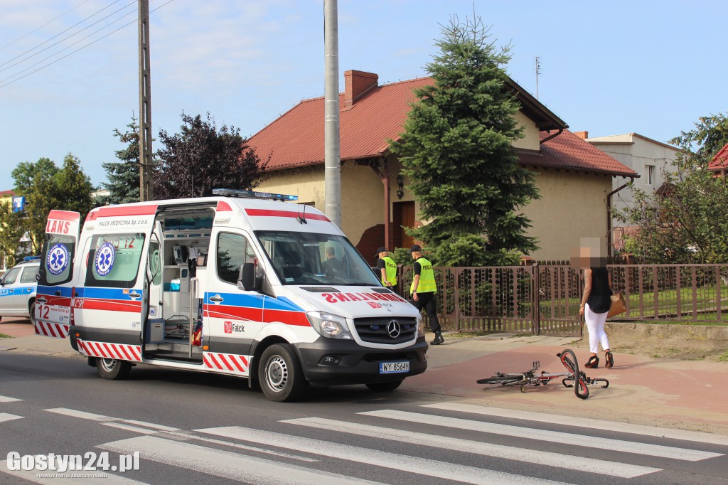 Radiowóz potrącił rowerzystę