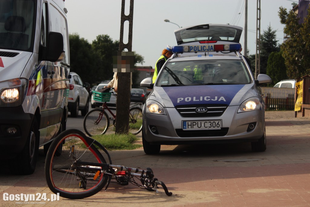 Radiowóz potrącił rowerzystę