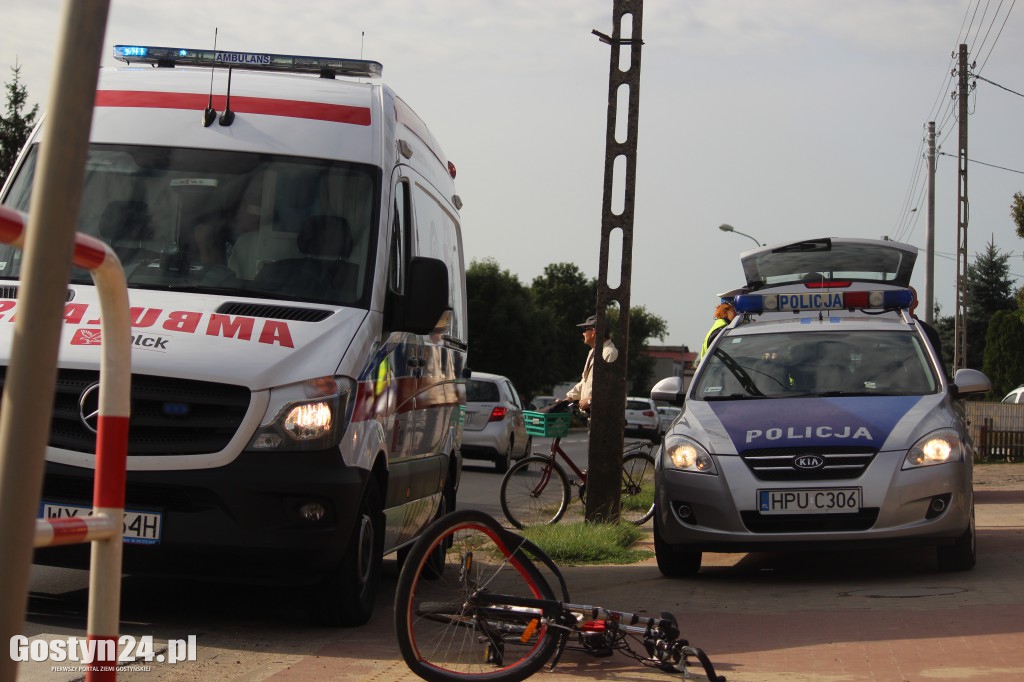 Radiowóz potrącił rowerzystę