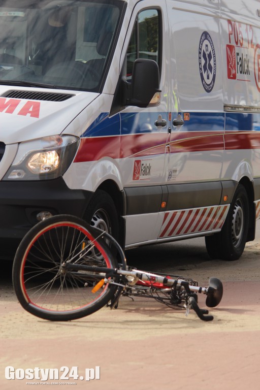 Radiowóz potrącił rowerzystę