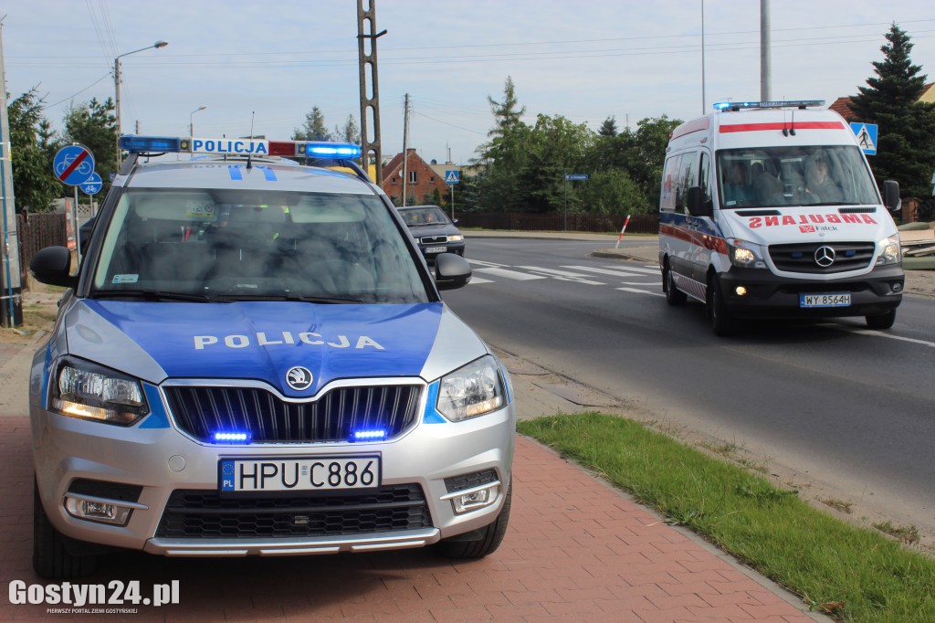 Radiowóz potrącił rowerzystę