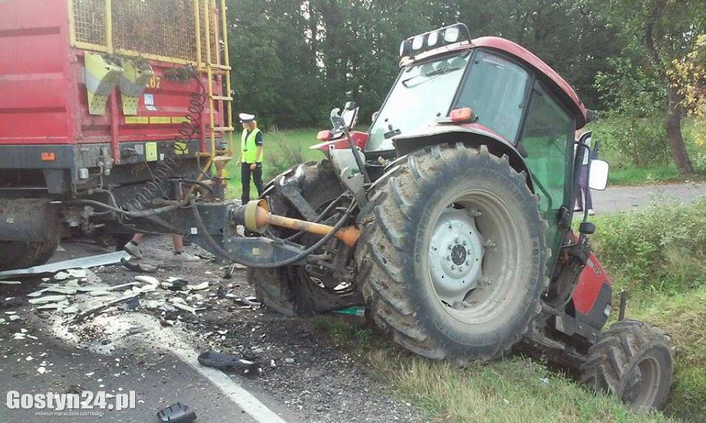 Nie miał prawa wyprzedzać ciągnika