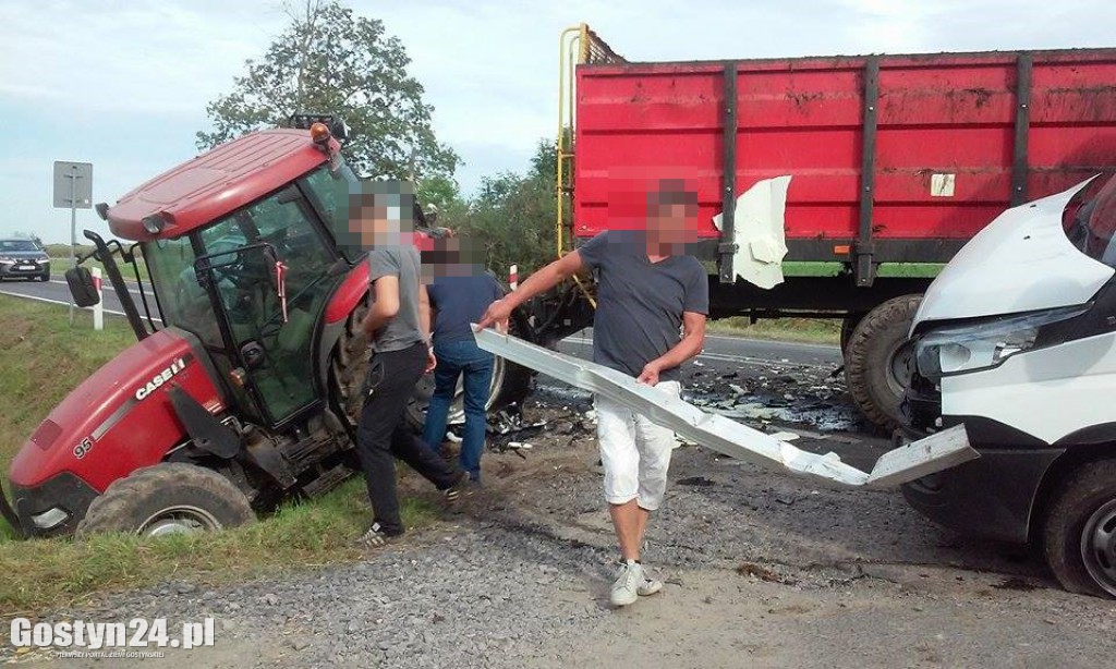 Nie miał prawa wyprzedzać ciągnika