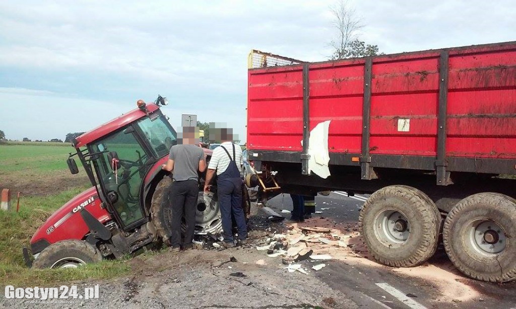 Nie miał prawa wyprzedzać ciągnika
