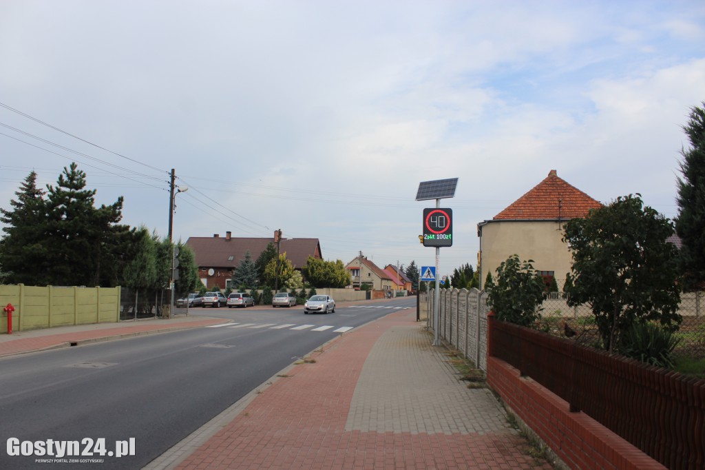 Radarowy pomiar prędkości w Gostyniu