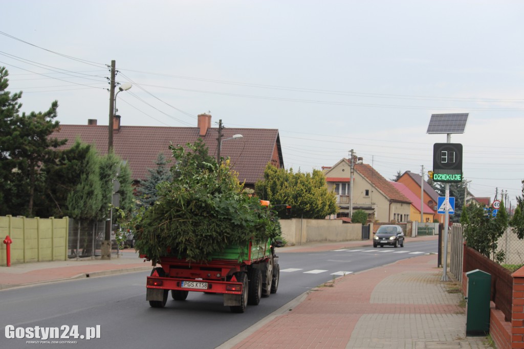 Radarowy pomiar prędkości w Gostyniu