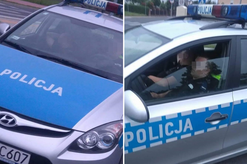 Policjanci spali na służbie w radiowozie