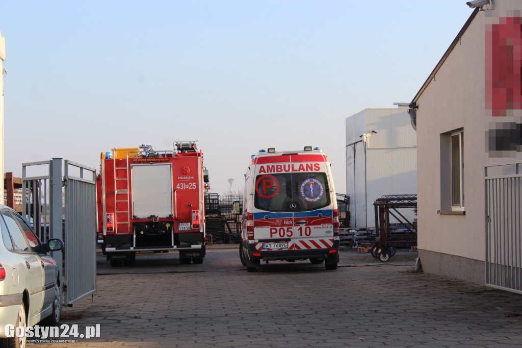 Wypadek przy pracy w boreckiej firmie