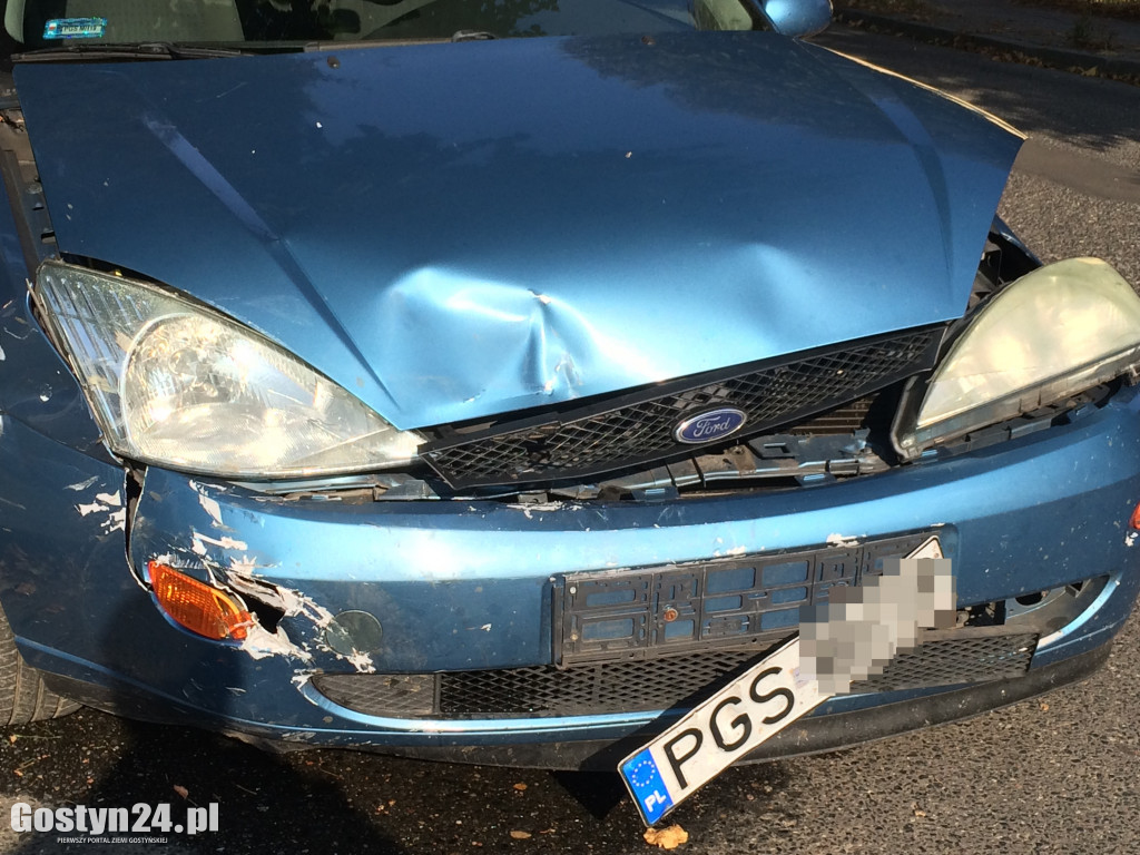 Zderzenie na skrzyżowaniu ulic Polnej i Parkowej
