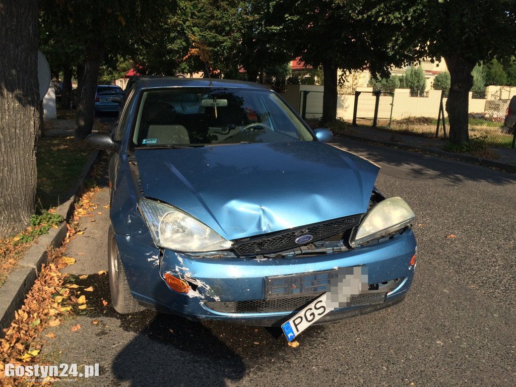 Zderzenie na skrzyżowaniu ulic Polnej i Parkowej