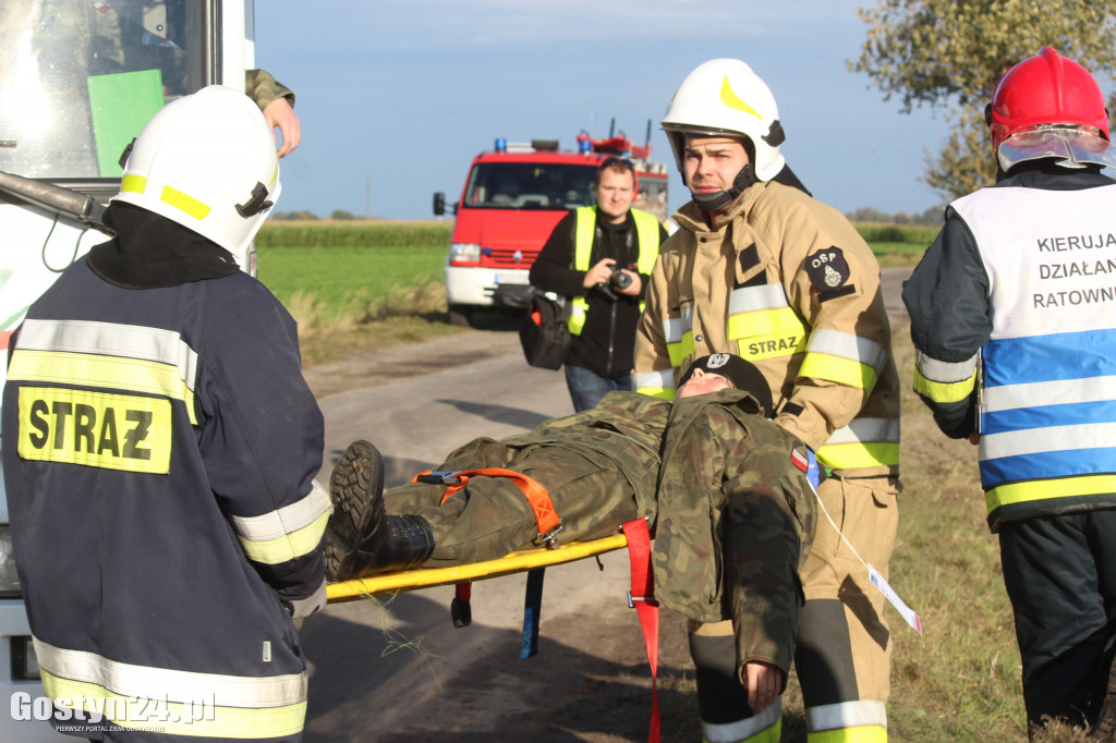 Ćwiczenia służb na pograniczu dwóch powiatów