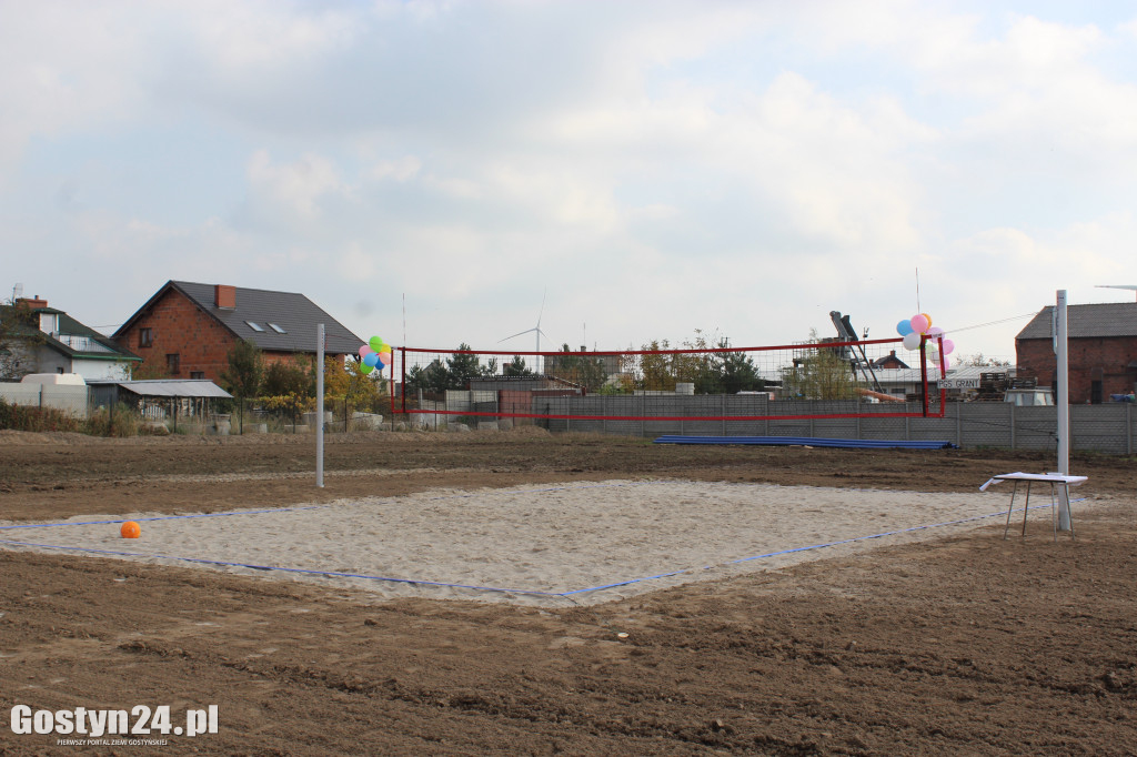 Otwarcie boiska do piłki plażowej w Strzelcach Wielkich