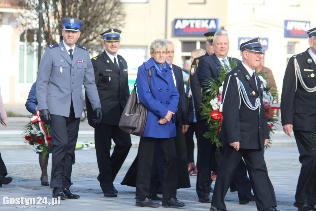 Manifestacja ku czci pomordowanych na gostyńskim rynku