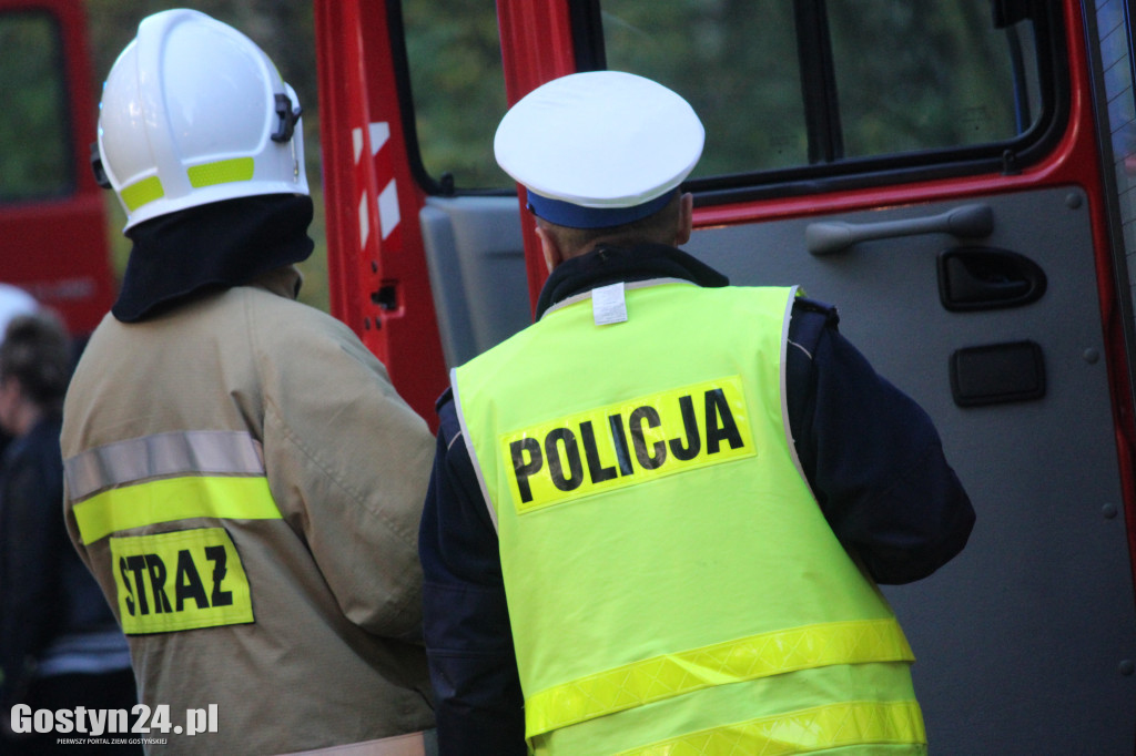 Wypadek na trasie Poniec-Pawłowice
