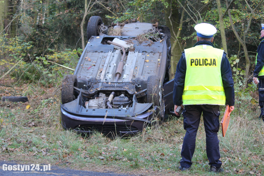 Wypadek na trasie Poniec-Pawłowice