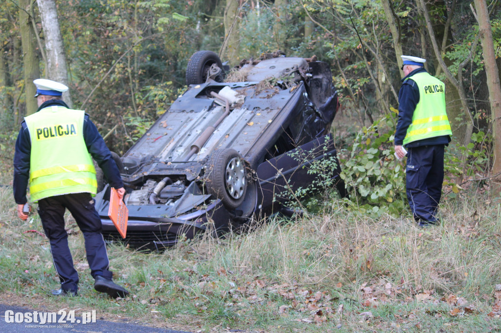 Wypadek na trasie Poniec-Pawłowice