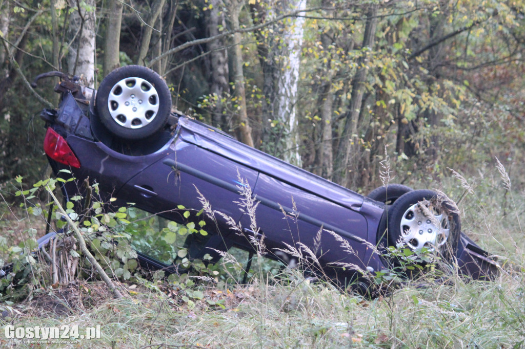 Wypadek na trasie Poniec-Pawłowice