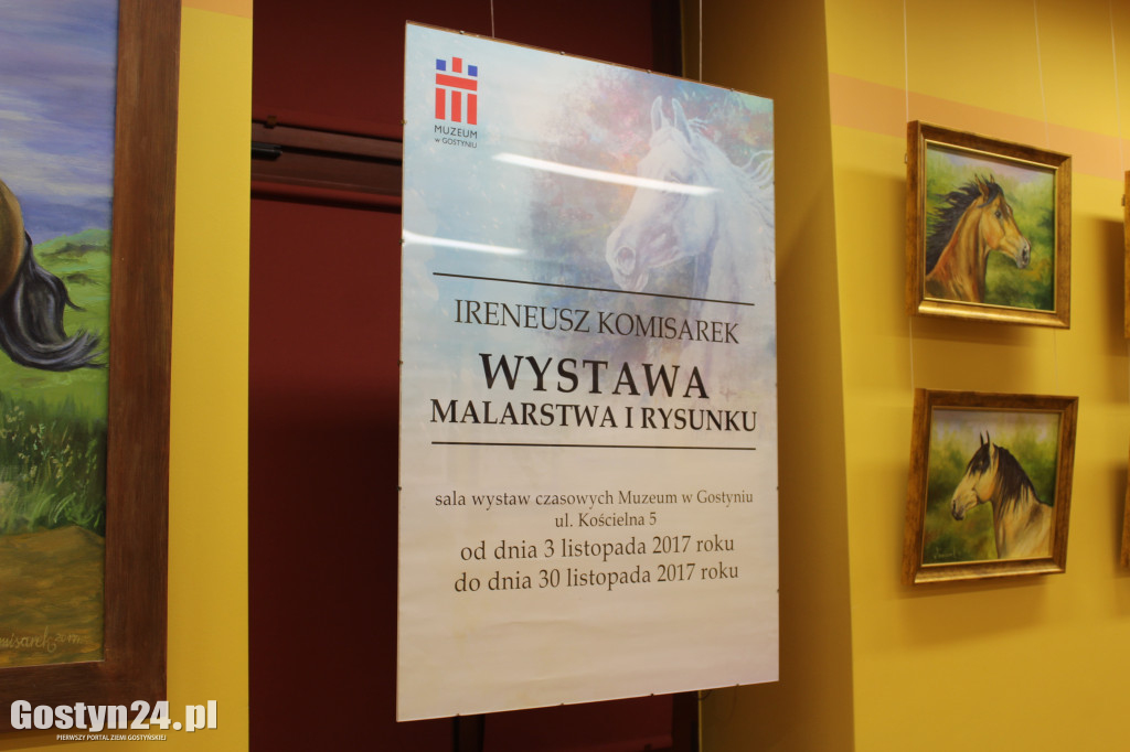 Wystawa malarstwa i rysunku Ireneusza Komisarka