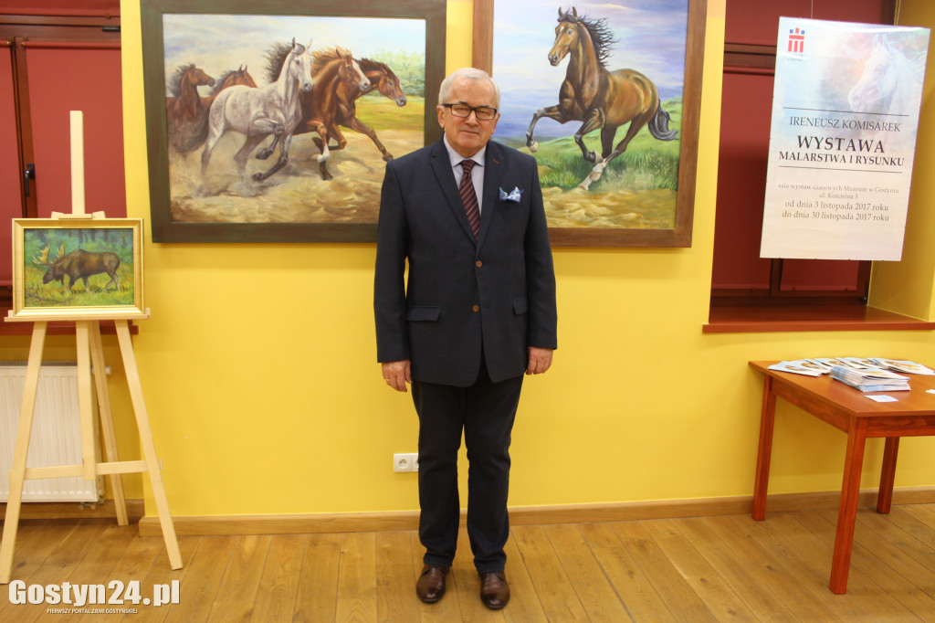 Wystawa malarstwa i rysunku Ireneusza Komisarka