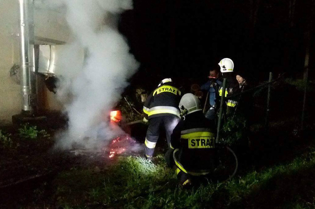 Pożar w DPS Zimnowoda. Zapaliła się sadza
