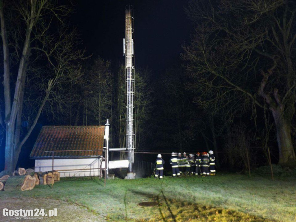 Pożar w DPS Zimnowoda. Zapaliła się sadza