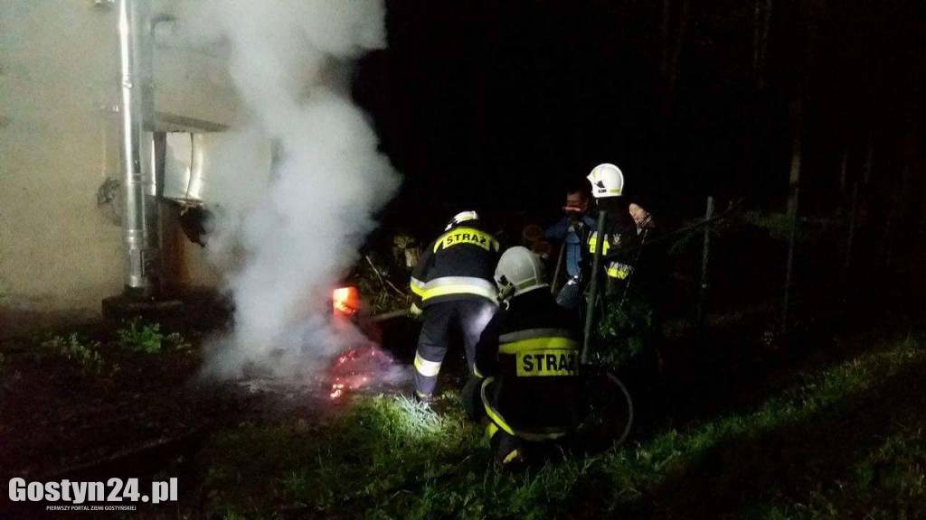Pożar w DPS Zimnowoda. Zapaliła się sadza