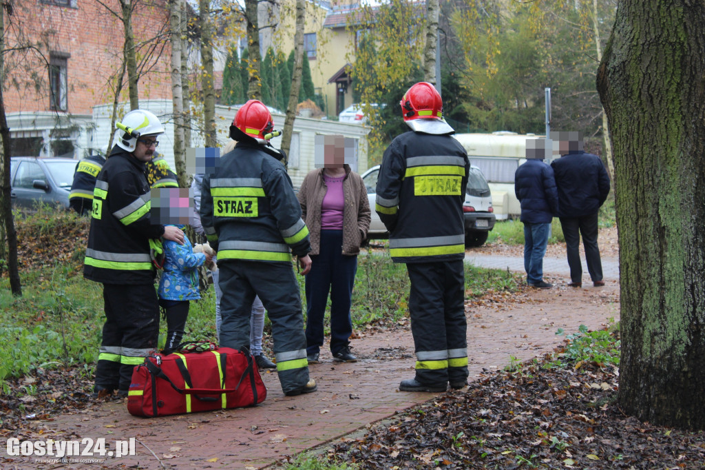 Zderzenie osobówek na osiedlu Marysin