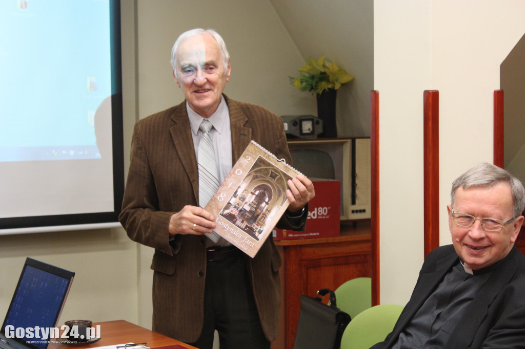 Kalendarz przedstawiający gostyńską Farę