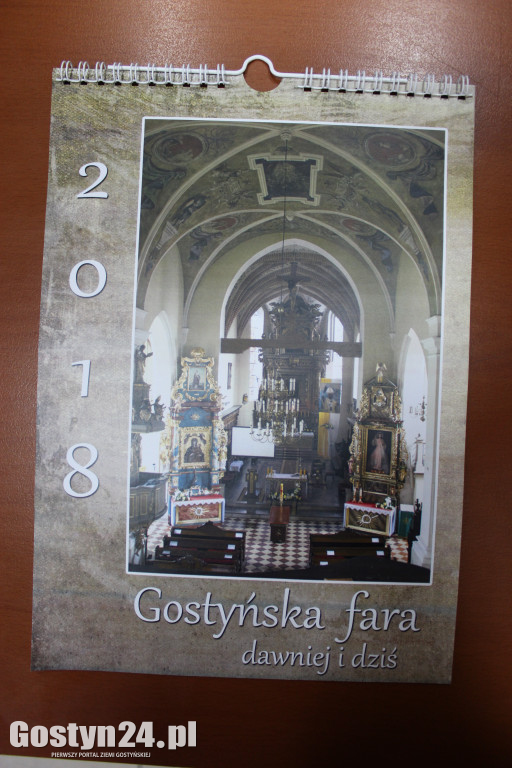 Kalendarz przedstawiający gostyńską Farę
