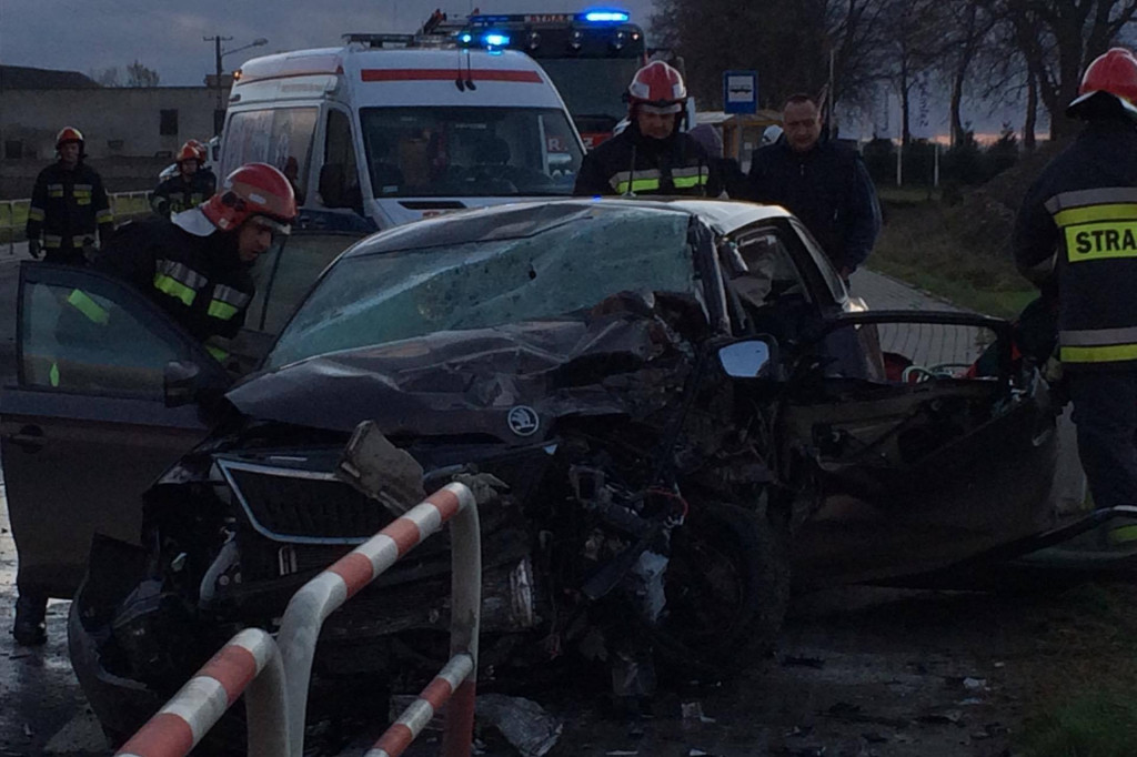 Groźny wypadek trasie Gostyń Krobia