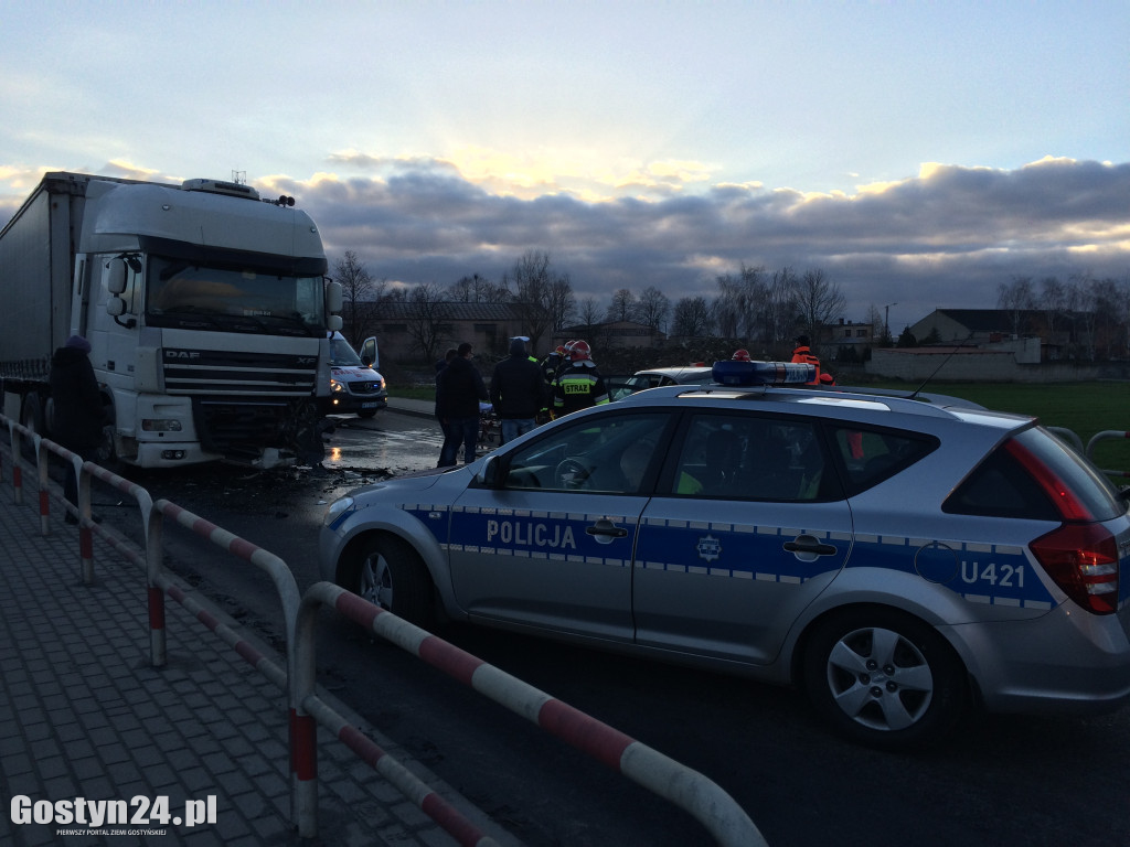 Groźny wypadek trasie Gostyń Krobia