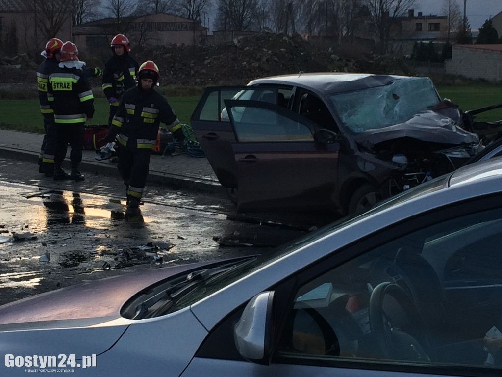 Groźny wypadek trasie Gostyń Krobia