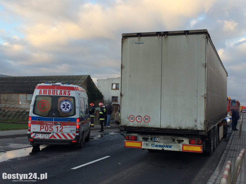 Groźny wypadek trasie Gostyń Krobia