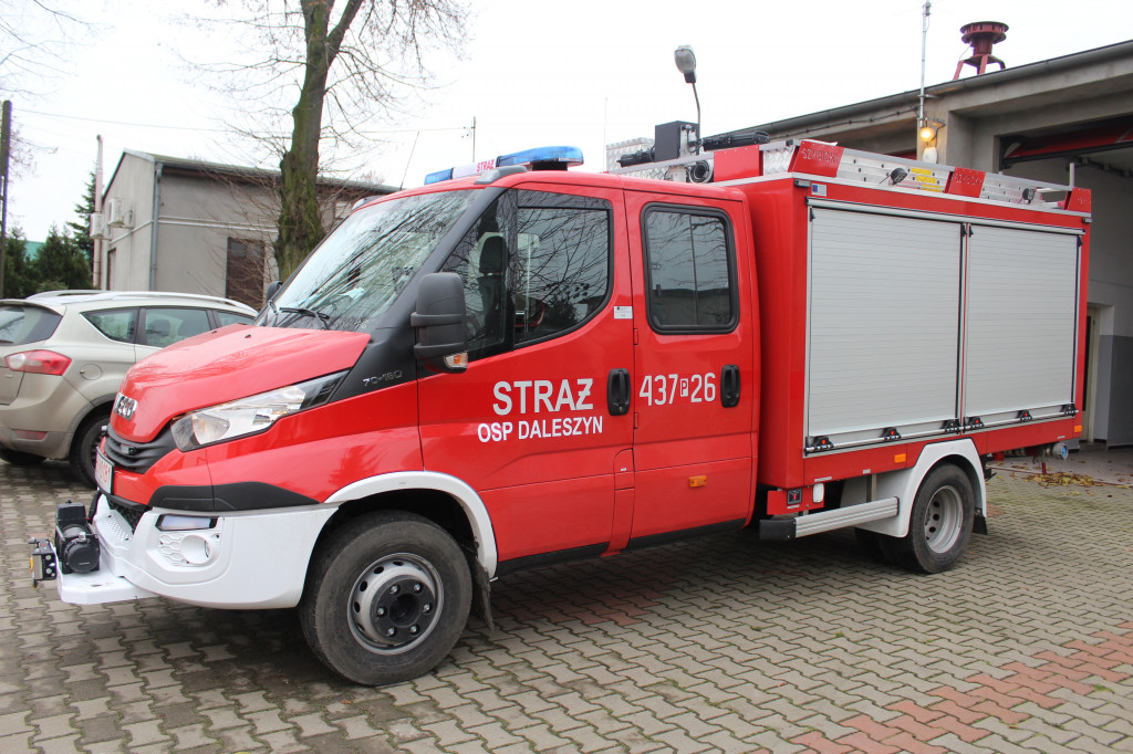 Nowe auto OSP Daleszyn