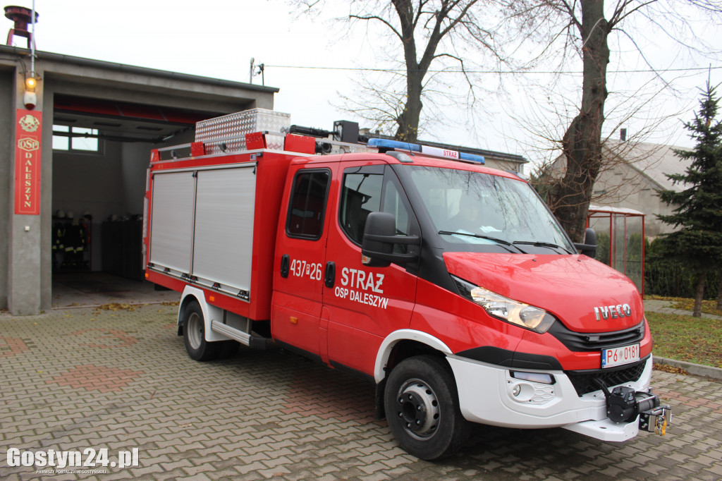 Nowe auto OSP Daleszyn