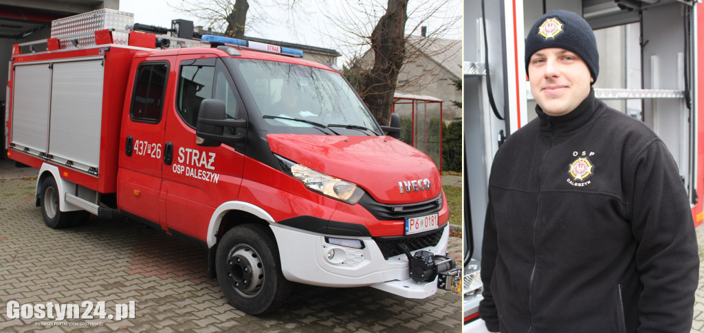 Nowe auto OSP Daleszyn