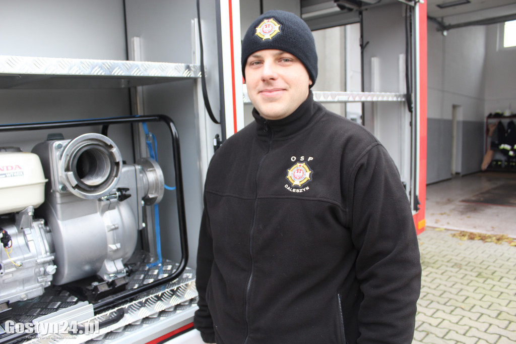 Nowe auto OSP Daleszyn