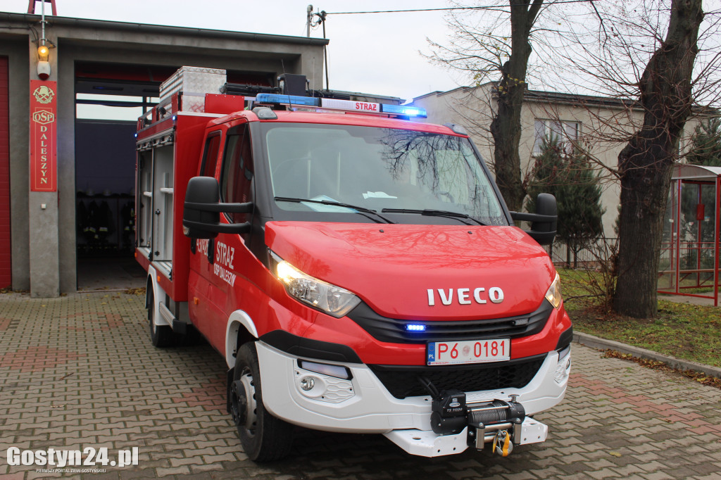 Nowe auto OSP Daleszyn