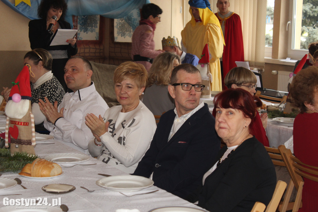 Spotkanie przy wigilijnym stole ŚDS w Gostyniu