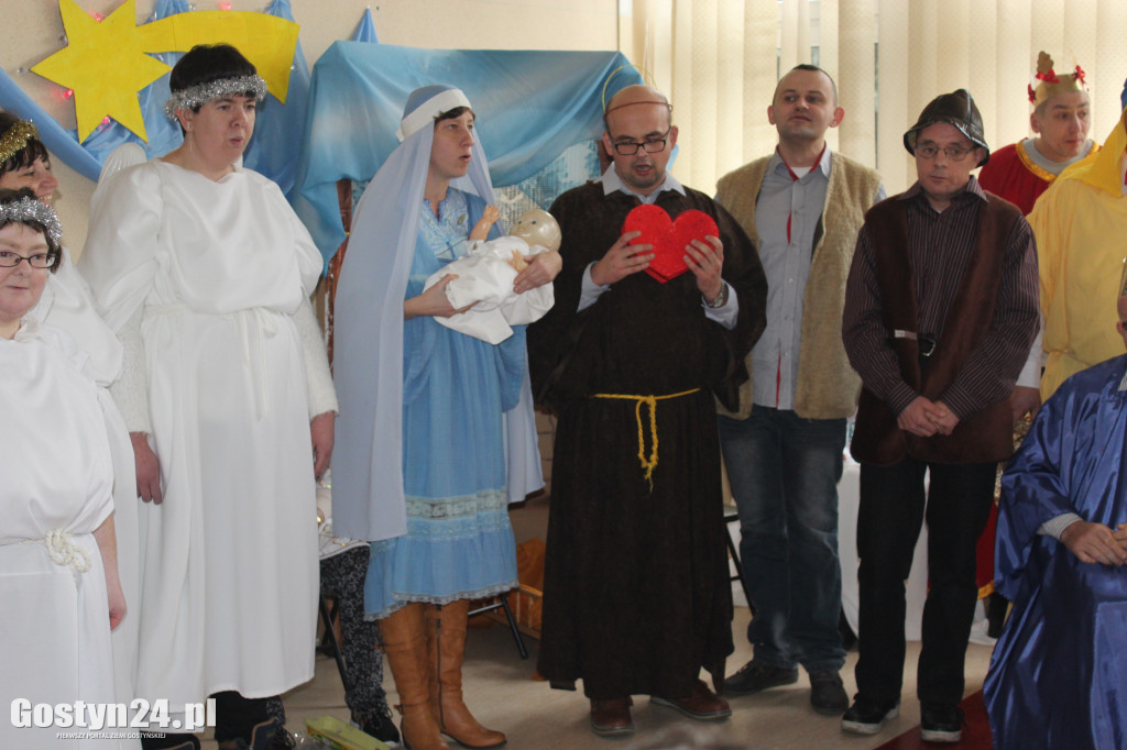 Spotkanie przy wigilijnym stole ŚDS w Gostyniu