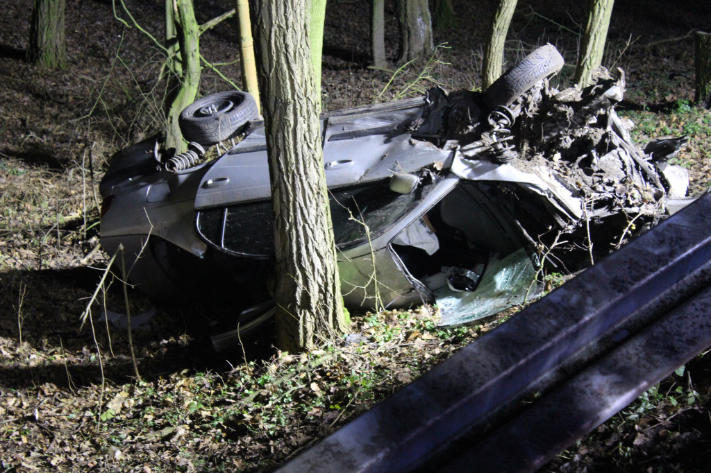 Samochód osobowy wypadł z drogi w Godurowie