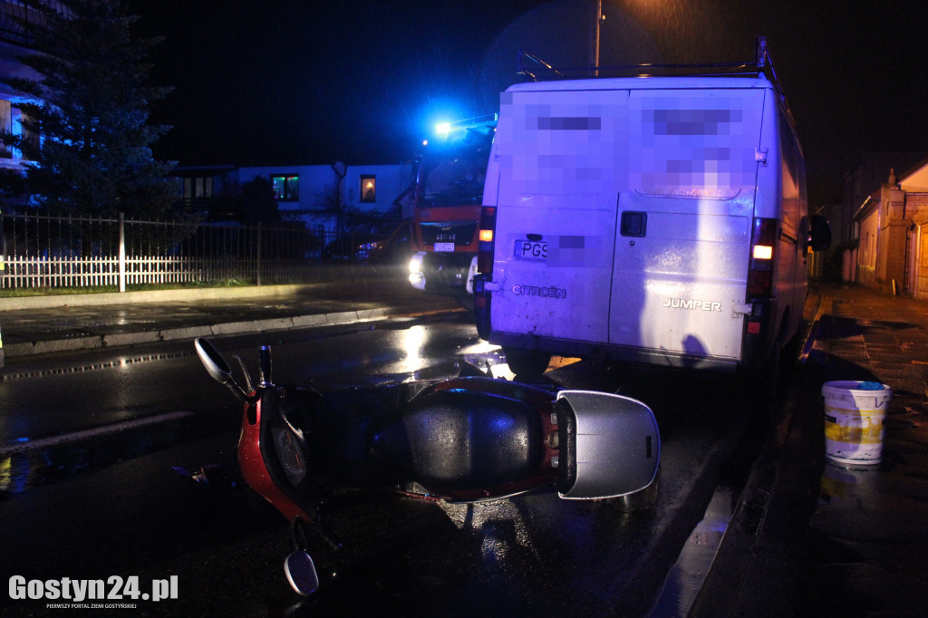 Wypadek na ul.Zdzieskiej w Borku Wlkp.